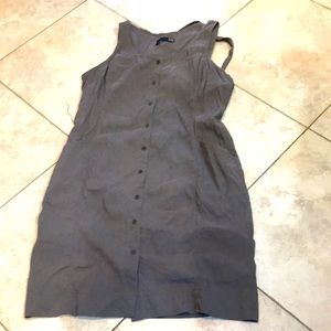 Eileen Fisher Sleeveless Dress with buttons L